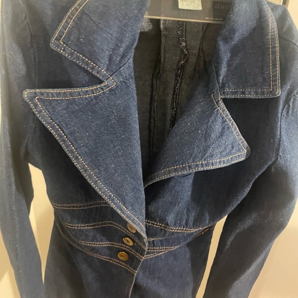 Denim blazer Jacket JC Penney size 9 - Picture 5 of 6